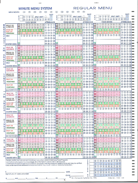 Bubble Menu B